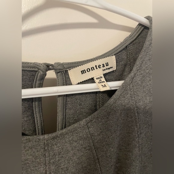 Grey monteau los angeles dress size medium - Picture 2 of 3